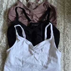 Kindred Bravely Women's Bra Set - White, Black, Brown